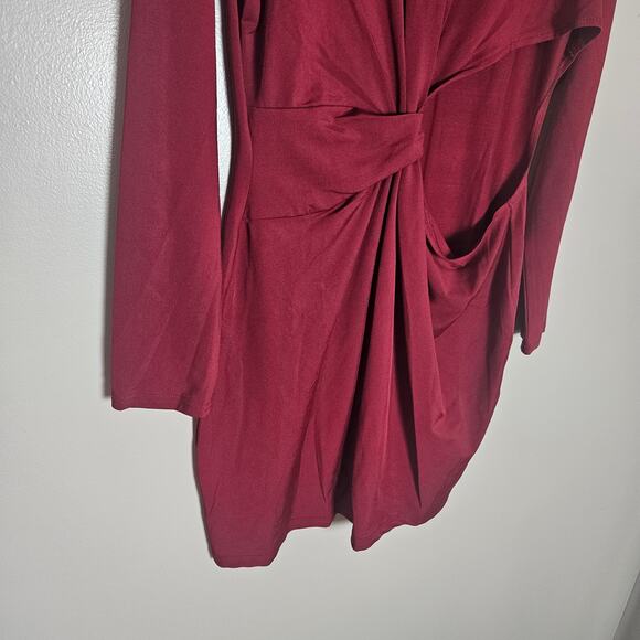 NWOT Long Sleeve Cutout BodyCon Mini Dress Sz Large - Picture 4 of 11